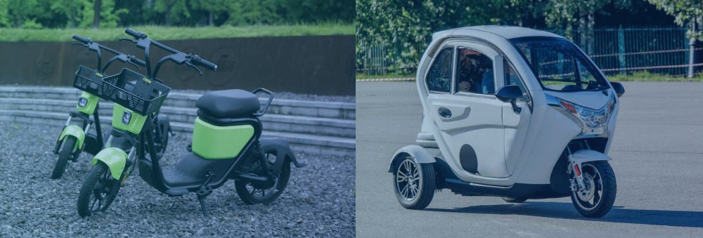 Two-wheel & three-wheel electric vehicle